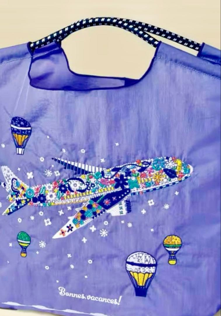 ANA国際線　限定エコバッグ　ボールアンドチェーン