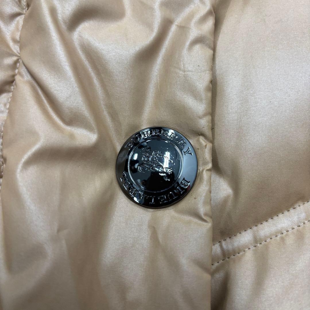 秦*琳様 バーバリーブルーレーベル　ダウンコート　フード付き　ノバチェック　大き