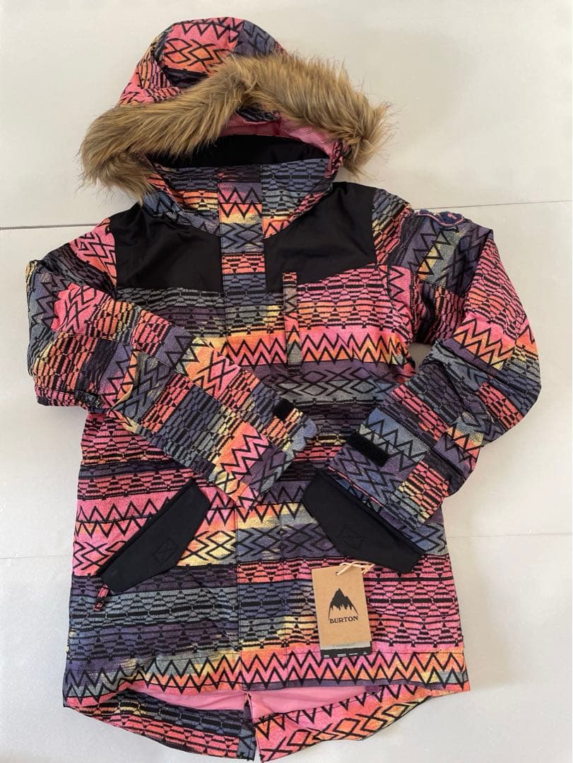 BURTON キッズ幾何学模様 ジャケットとパンツセット