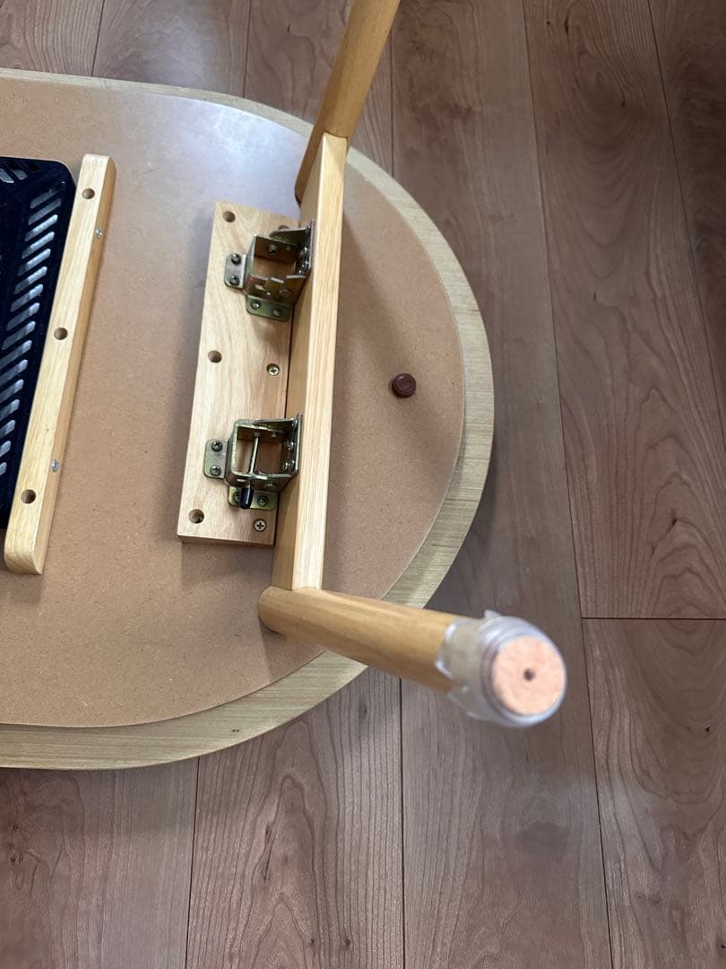 こたつ　テーブル　折り畳み　オーバル