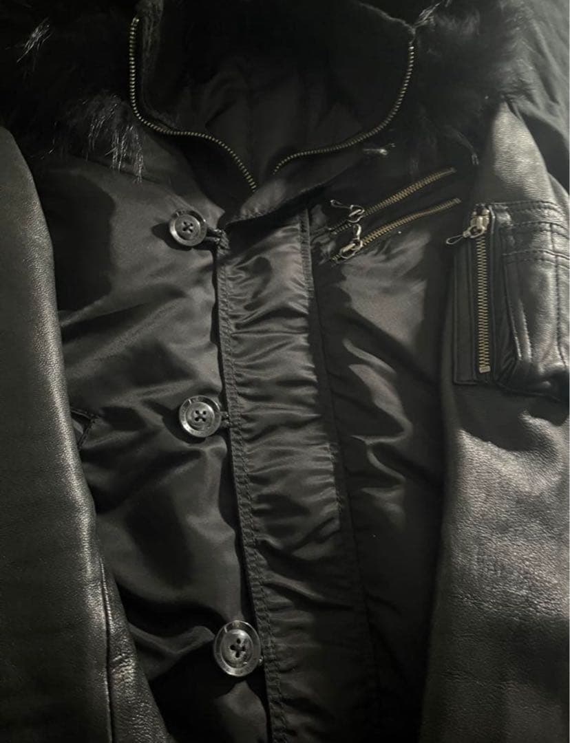 ジャケット・アウター [fuga] leather fur jacket archive