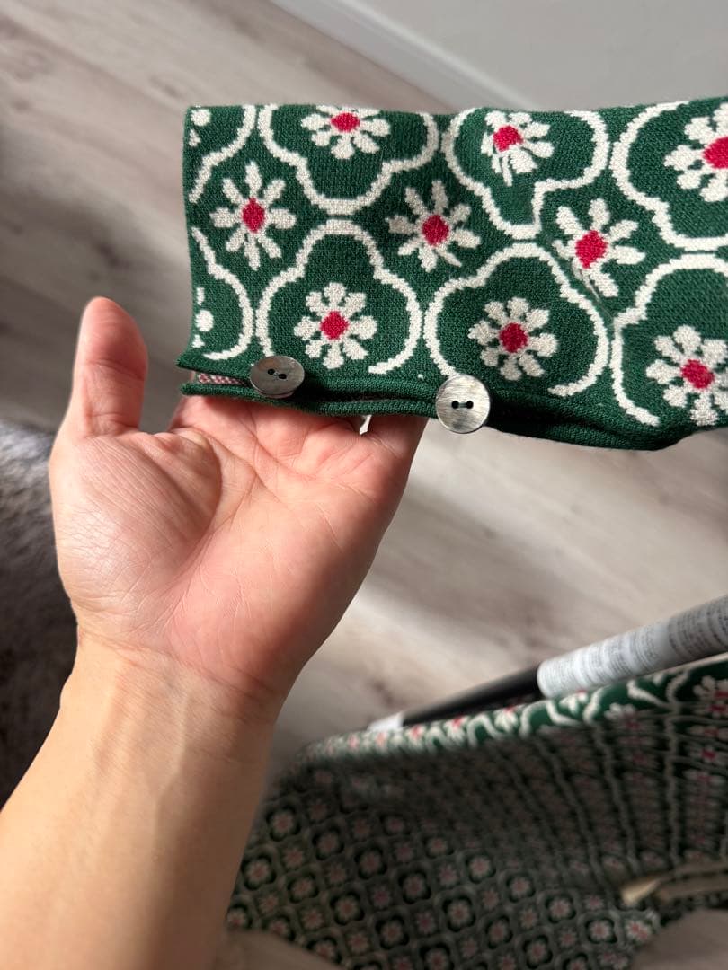 【AMBERGLEAM】Art Knit Dress / Geometry