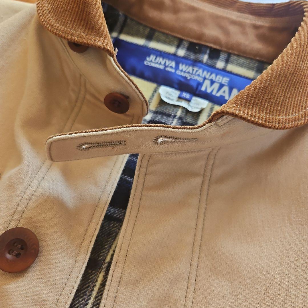 ジュンヤワタナベ　ベージュ エルボーパッチ ジャケット