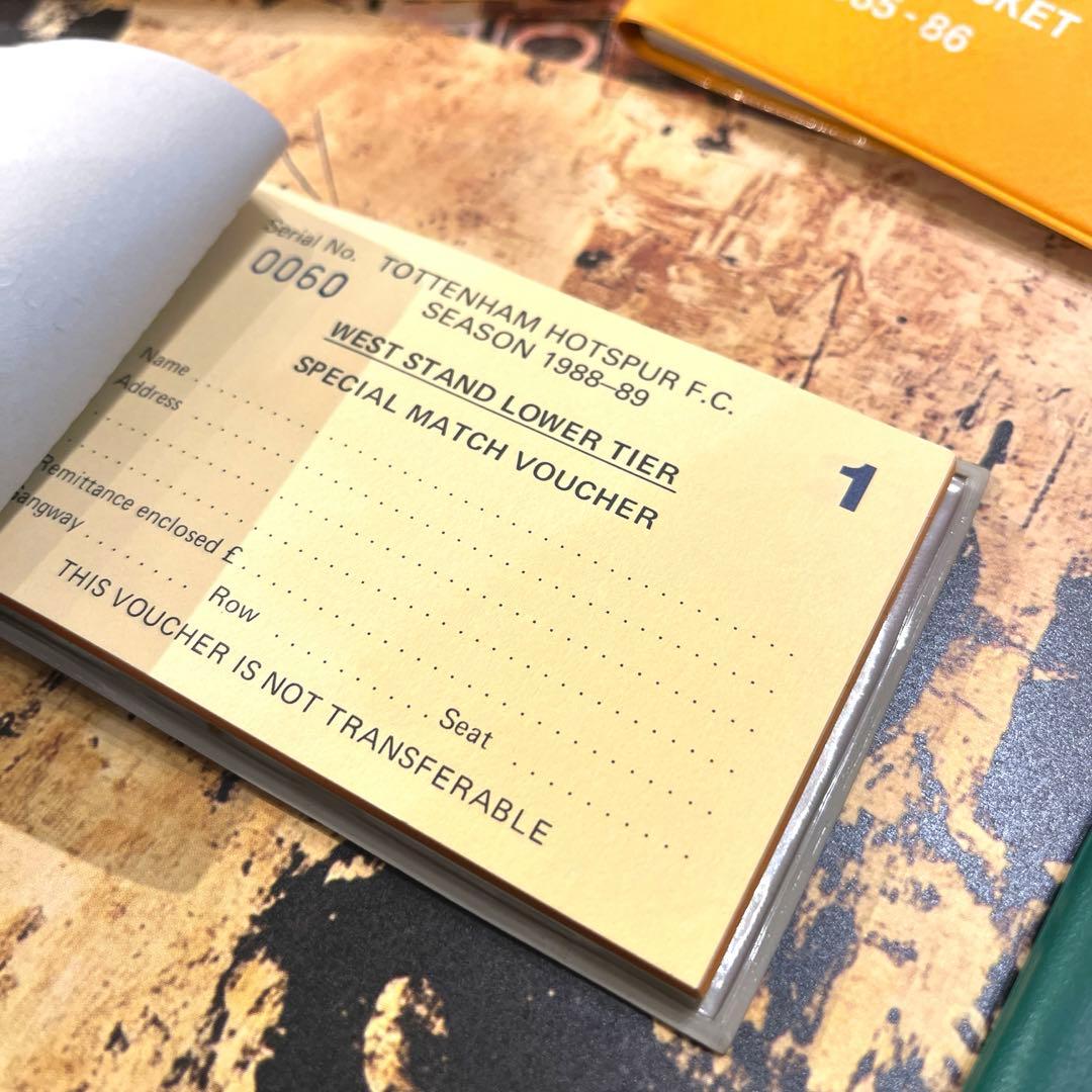 ヴィンテージ【1988〜89】4種のチケット冊子(海外チケット(ロールチケット