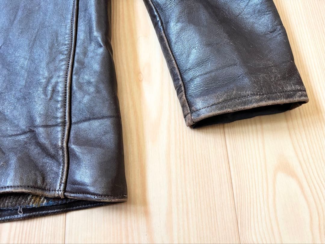 50s - 60s GVF レザーコート ジャケット フレンチ ワーク