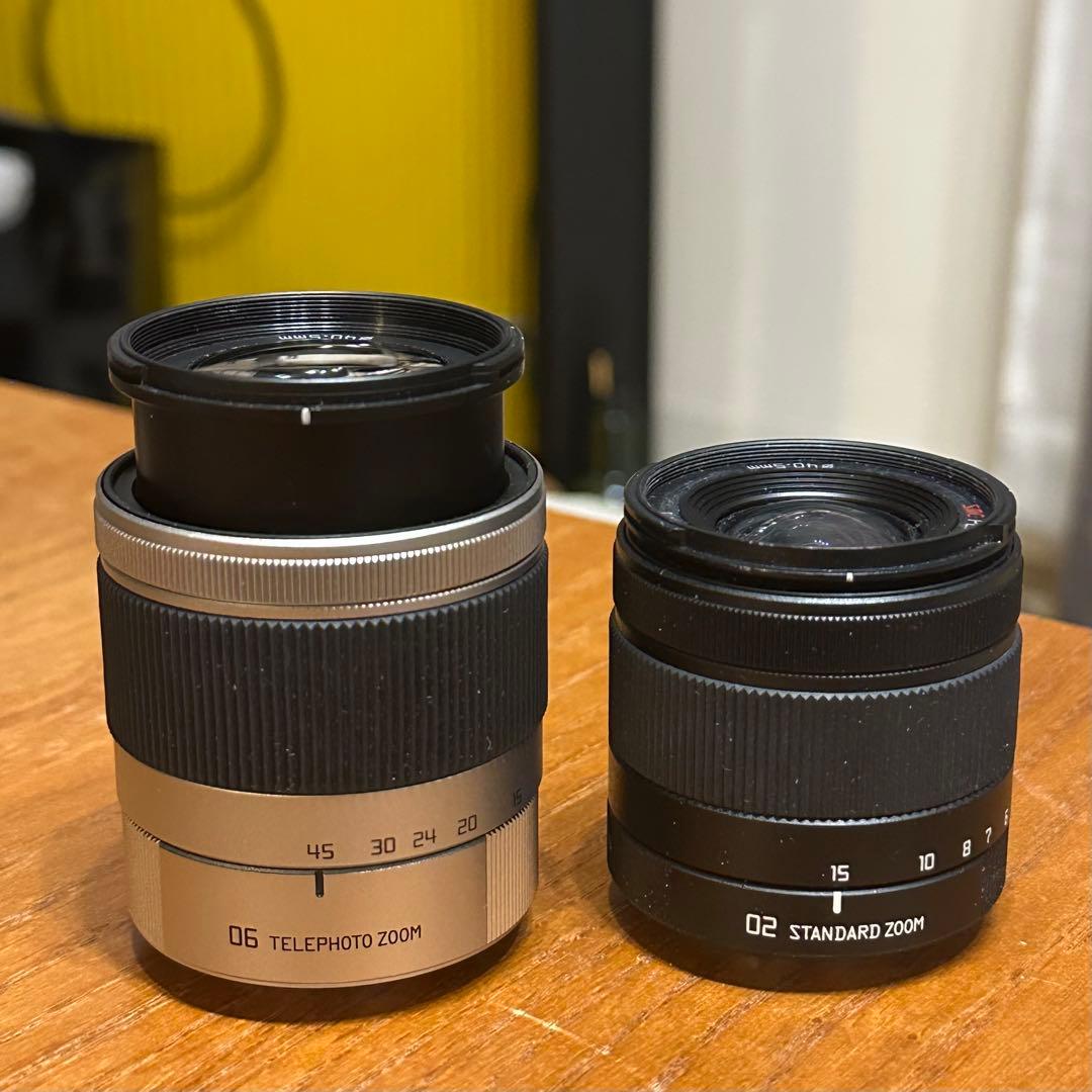 PENTAX 中古　Q-S1 ブラック　ズームレンズ2個付き　ミラーレスカメラ