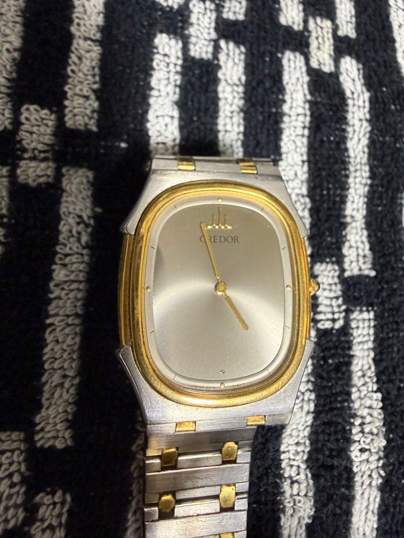 セイコー クレドール 9570-5170 K18YG ×SS コンビ クォーツ
