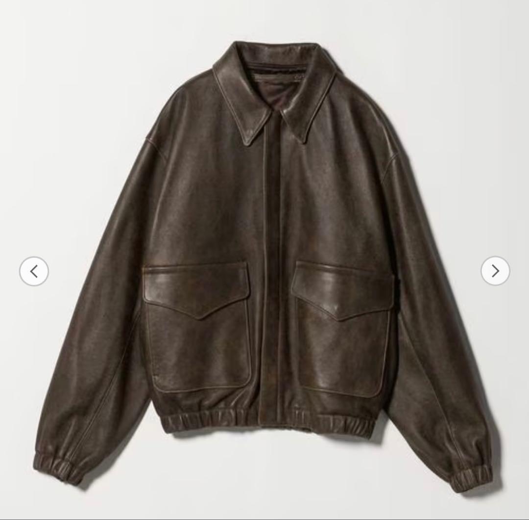 y*i様 完売品h beauty&youth A-2レザージャケット