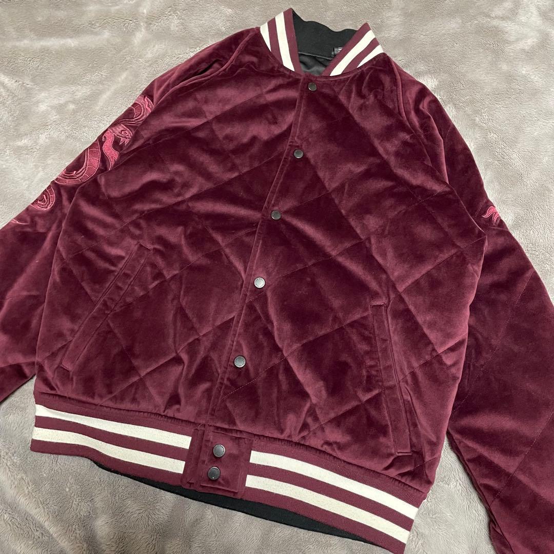 Levi's リーバイス　リバーシブル　スカジャン　ドクロ　蛇　刺繍　希少 M