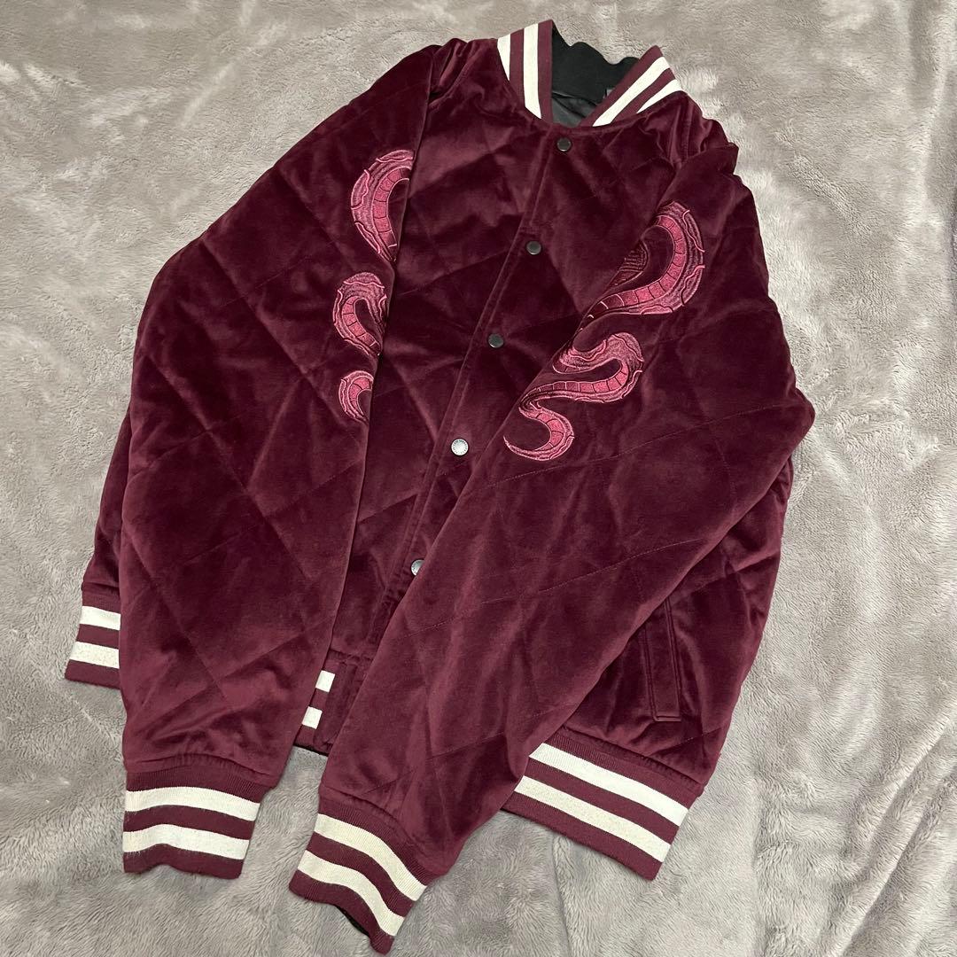 Levi's リーバイス　リバーシブル　スカジャン　ドクロ　蛇　刺繍　希少 M