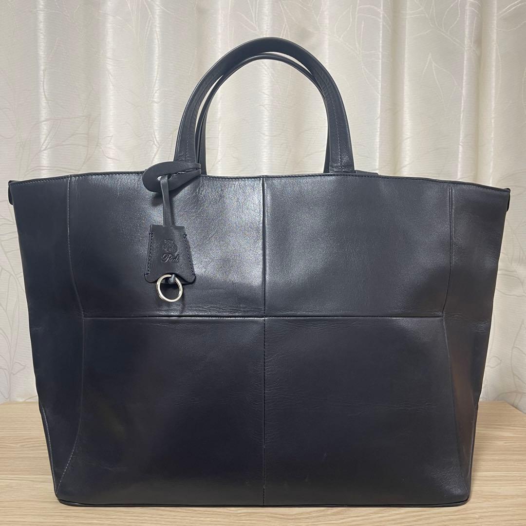PID ピーアイディー　Altare アルタール　トートバッグ　レザー　A4 紺