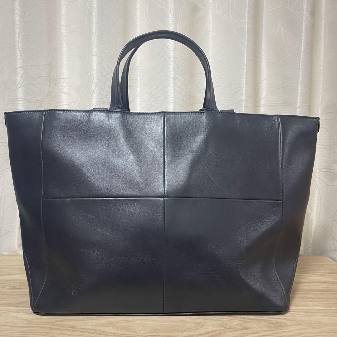 PID ピーアイディー　Altare アルタール　トートバッグ　レザー　A4 紺