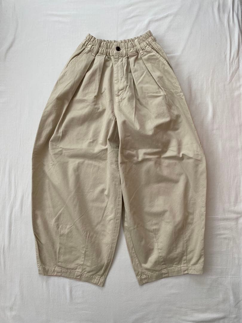 ほぼ未使用　HARVESTY(ハーベスティ) チノクロスサーカスパン