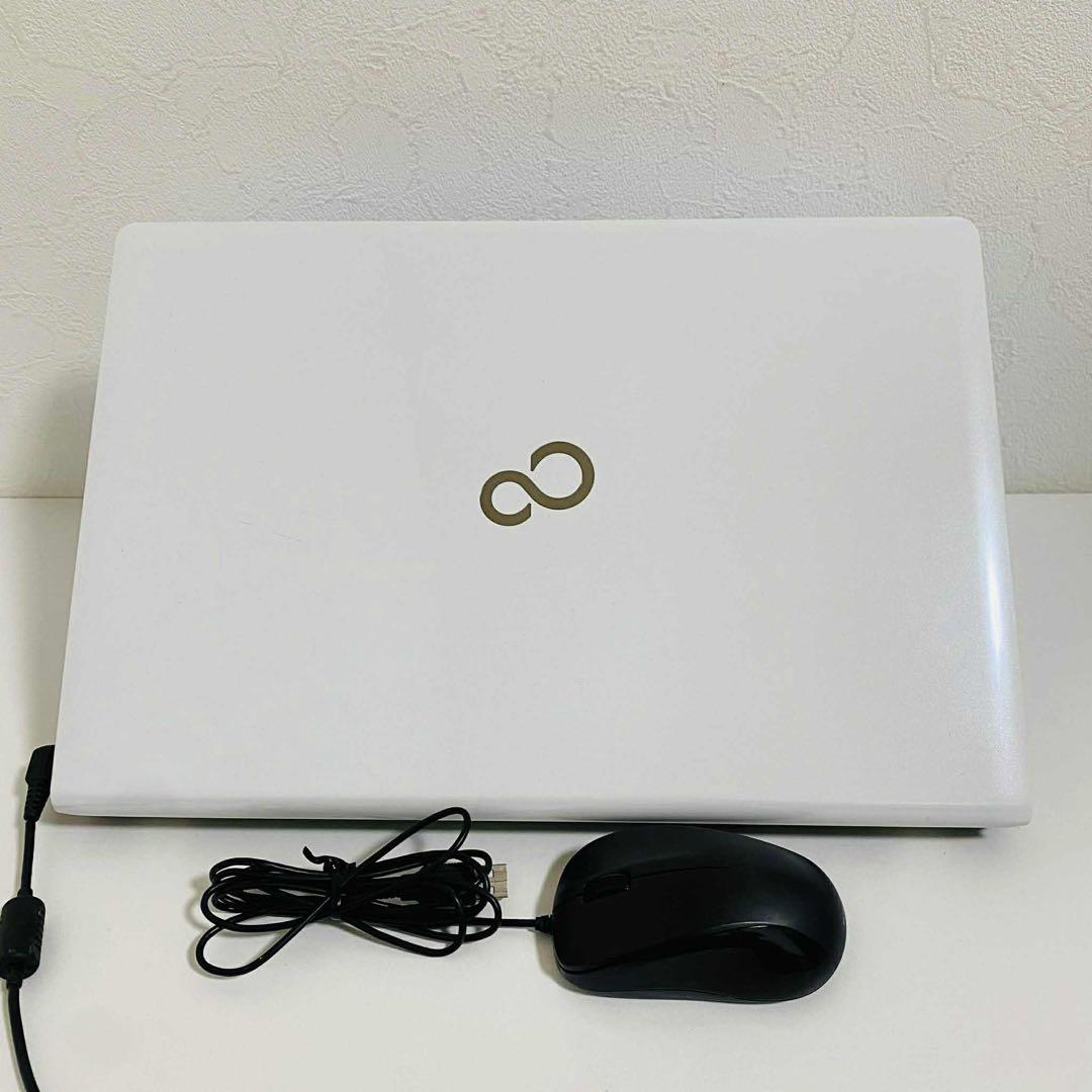 Y85 FujitsuノートパソコンSSD高速 Windows11オフィス付き