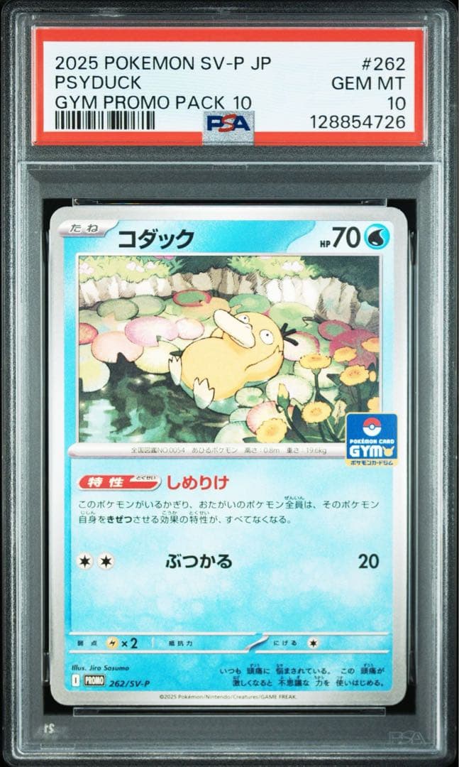 【PSA10】コダック ジムプロモ しめりけ Psyduck 6連番