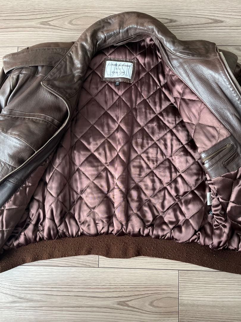 CLAUDE MONTANA レザージャケット