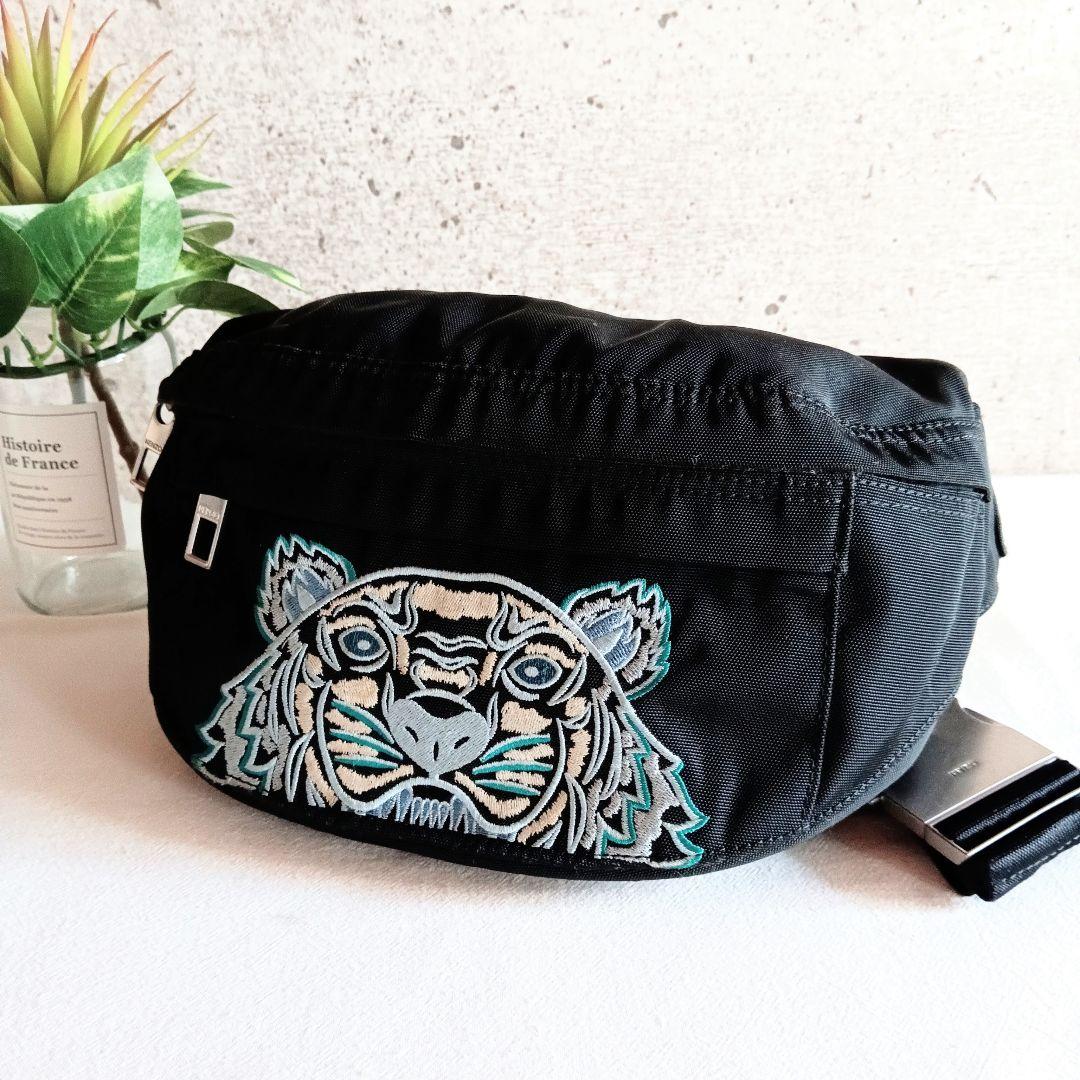 美品 ケンゾー 虎 タイガー 刺繍 ボディバッグ ポシェット レディース メンズ