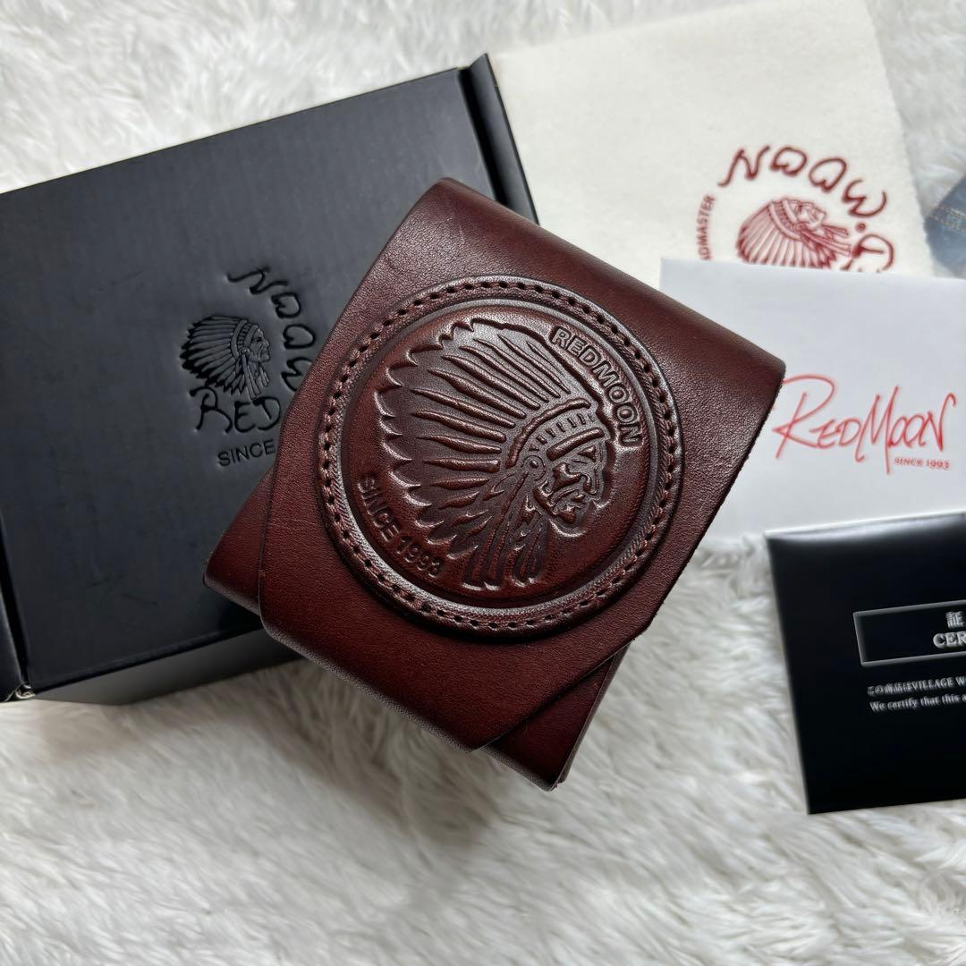 極美品✨RED MOON レッドムーン レザー ケース ダークブラウン