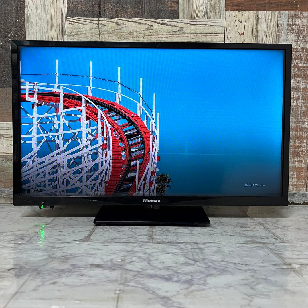 即日受渡❣️全国送料込Hisense24型液晶テレビ Wチューナー裏番組録画対応