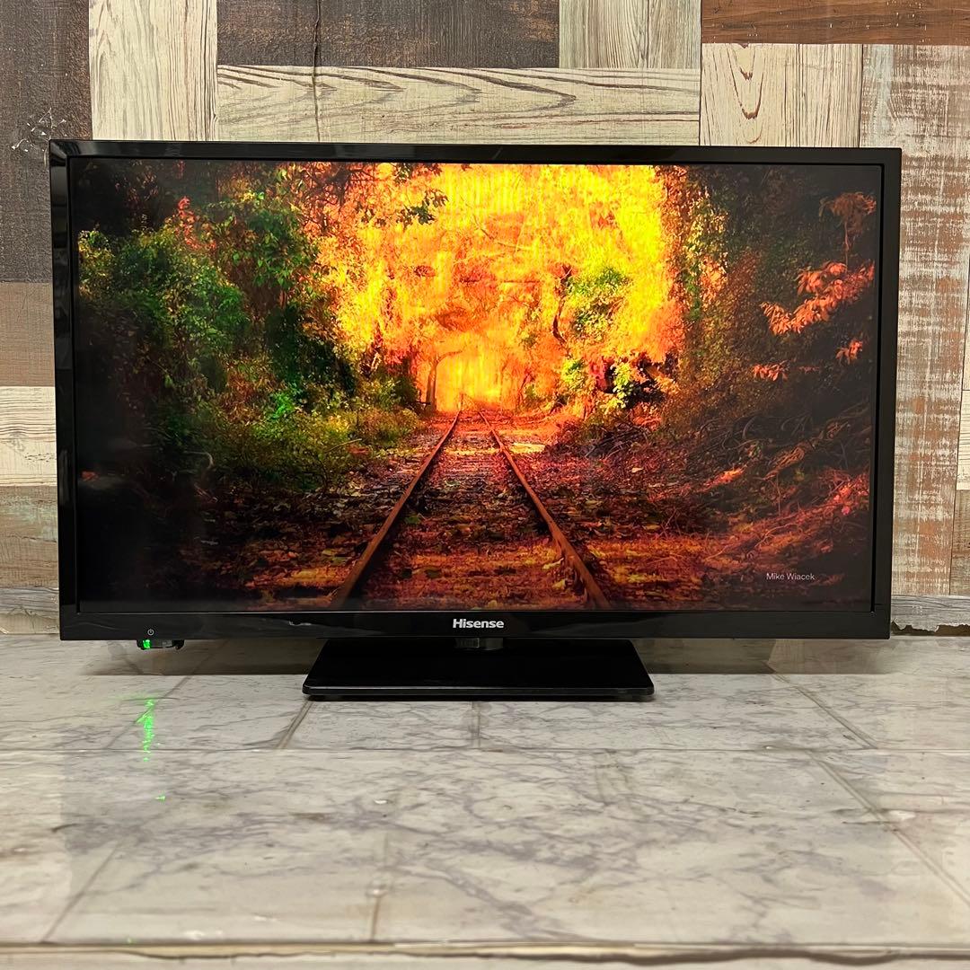 即日受渡❣️全国送料込Hisense24型液晶テレビ Wチューナー裏番組録画対応