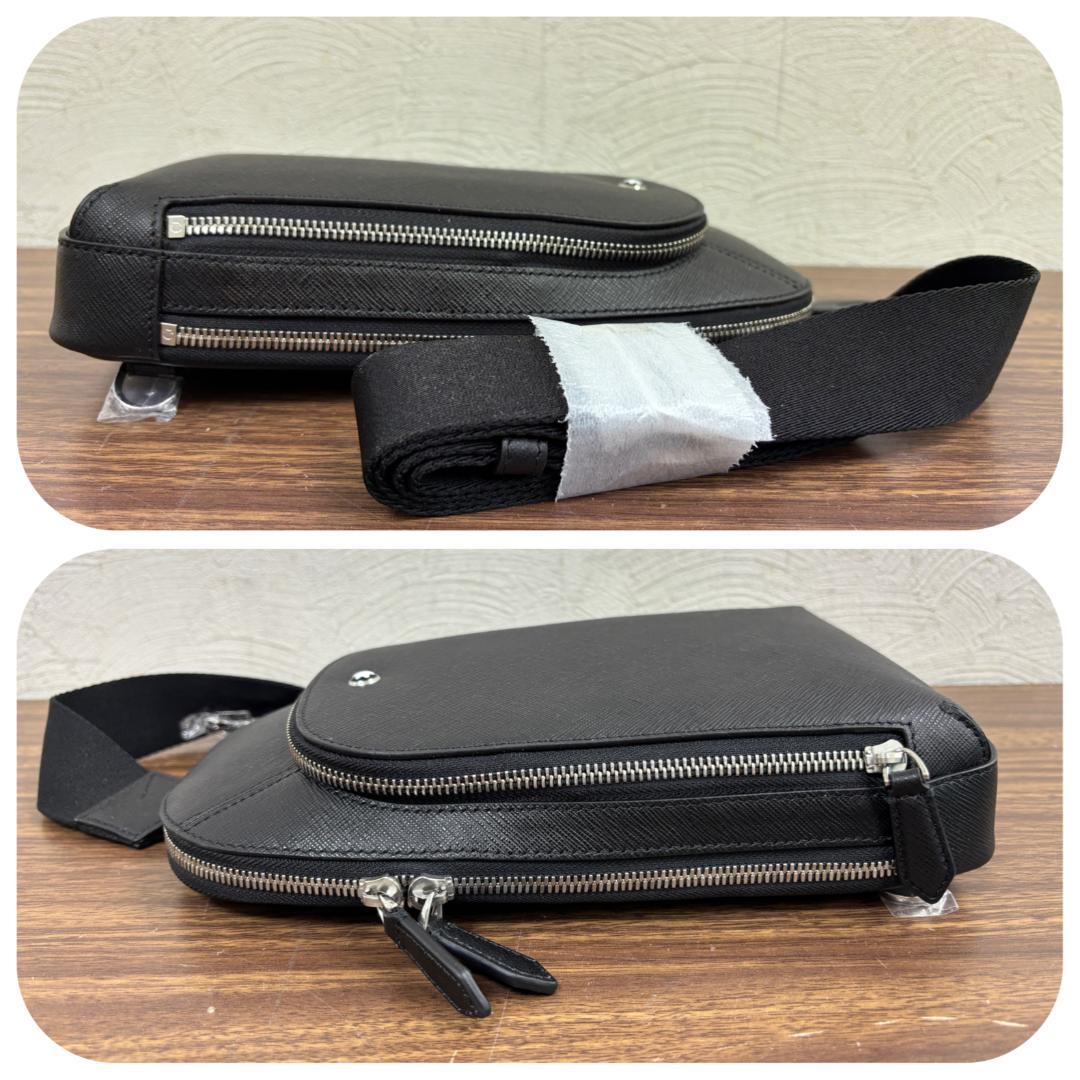 未使用 montblanc  モンブラン スリングバッグ サフィアーノ