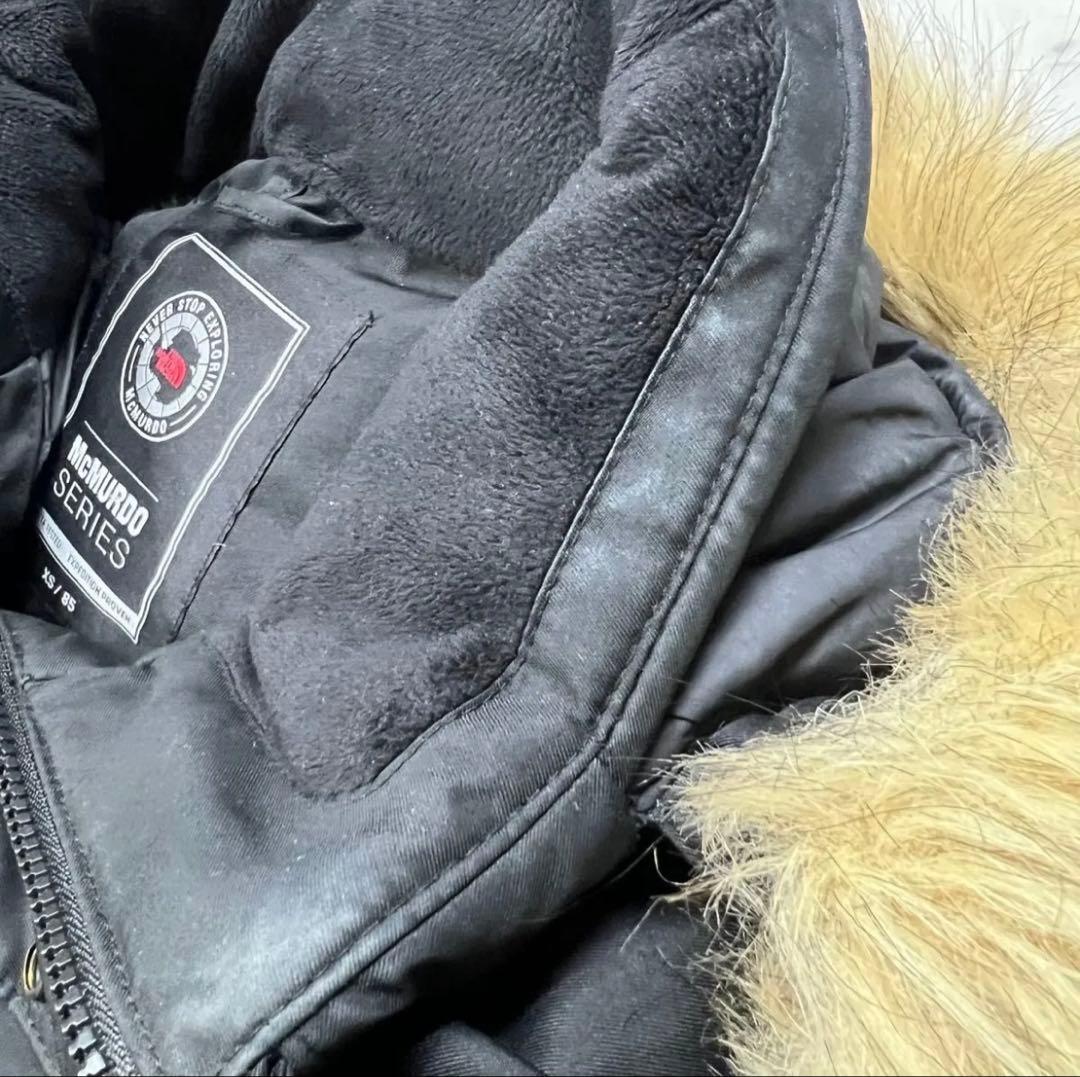 ノースフェイス 韓国限定 マクマード ダウン 黒 85 XS