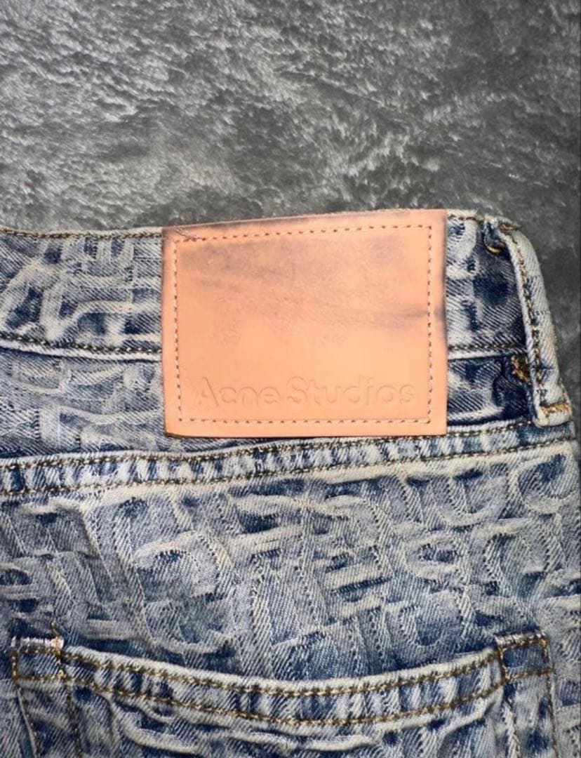 Acne Studios 1981M モノグラム ルーズフィット デニム