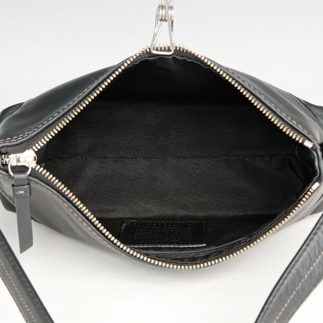 【極美品】COACH フォーマルバッグ ハンドバッグ ワンショルダー レザー 黒