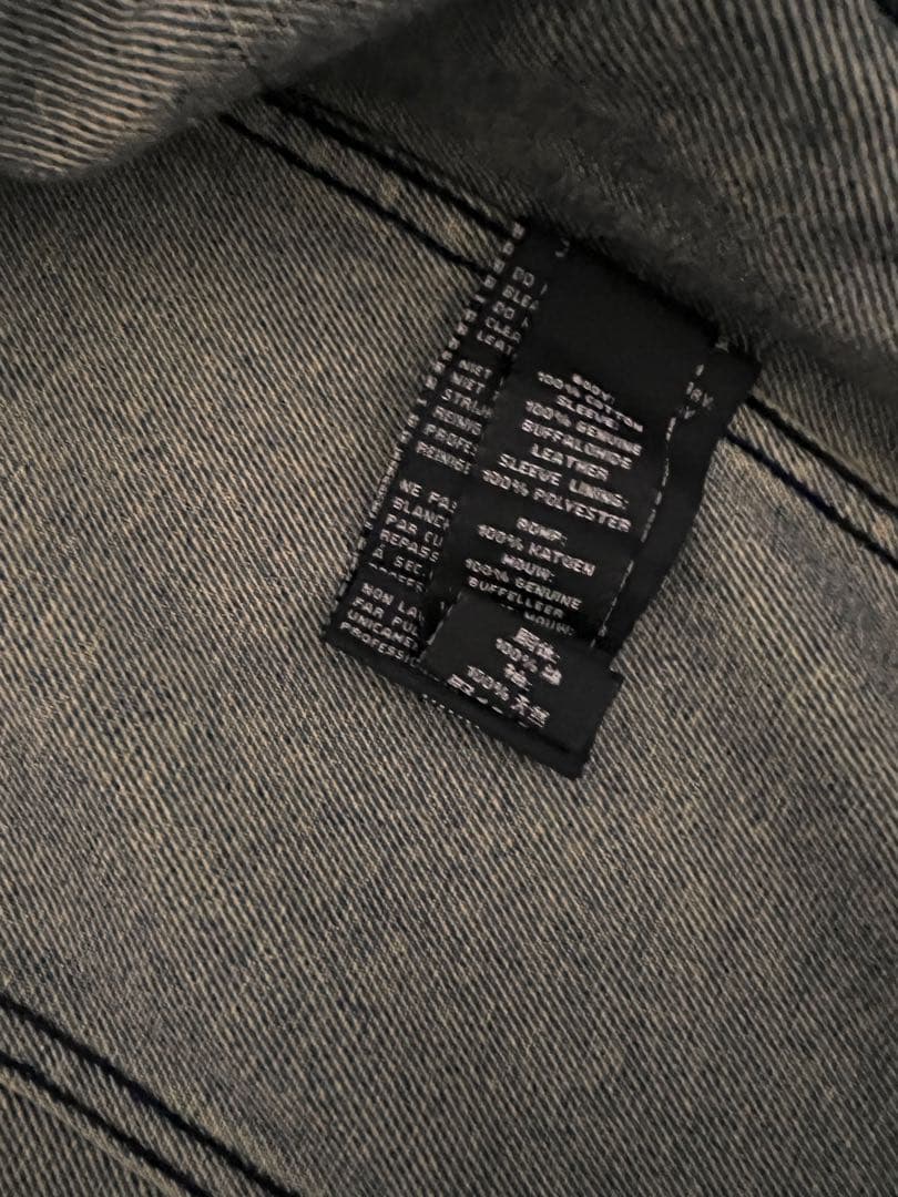 Harley-Davidson デニムレザーライダースジャケット