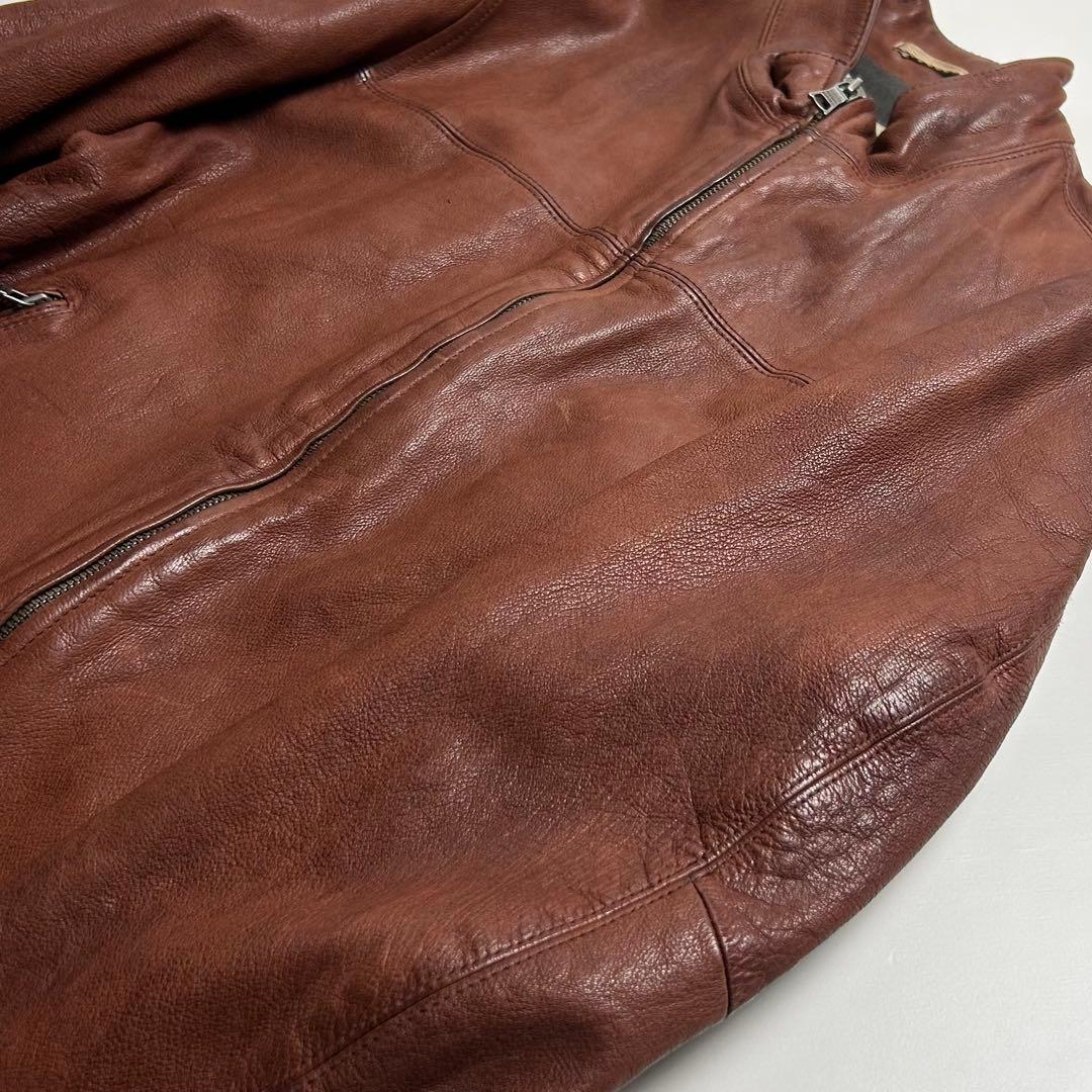 00s【美品】バナナリパブリック/レザージャケット/ライダース/OLD GAP