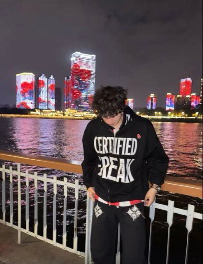 Grailz 24fw FREAKダブルジップパーカー