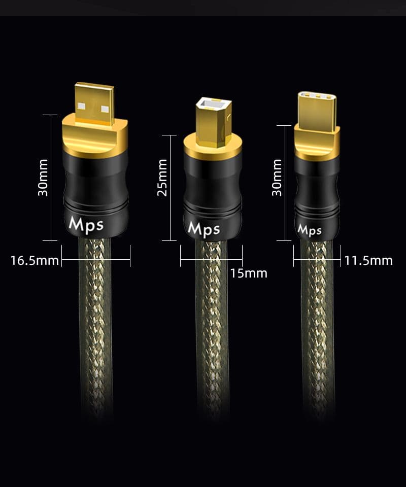 ケーブル・シールド Mps HD-920 Type-C to USB-A