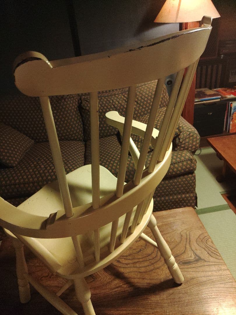 ヨコミ様　希少　松本民芸　２脚　ウィンザーチェア　椅子　無垢　アンティーク