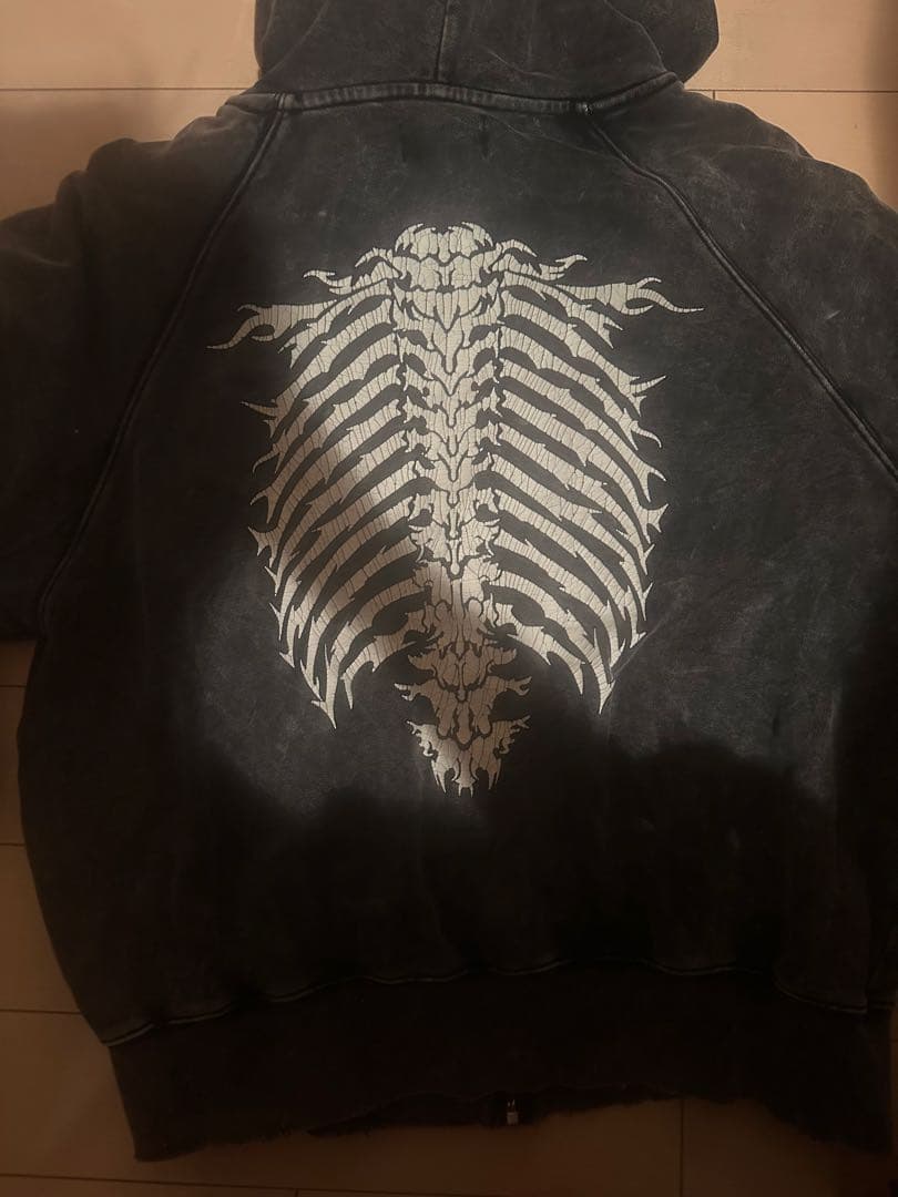 た*や様 SUPPLIER Fire Bones Zip Hoodie