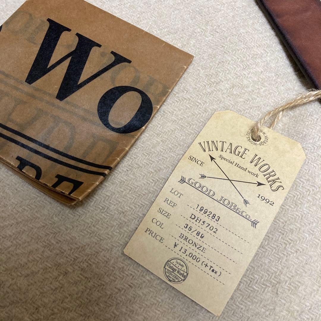 使用わずか ヴィンテージワークス　5702 サイズ 35 BRONZE