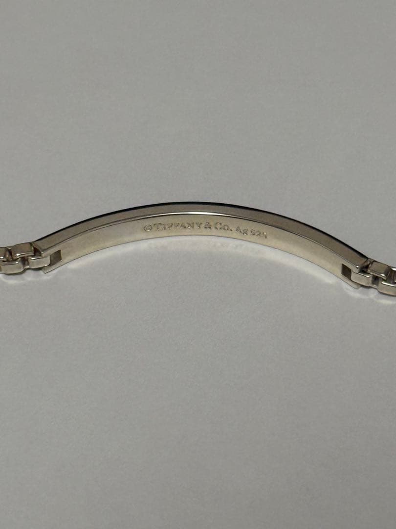 ティファニー ベネチアン リンク ID ブレスレット 21cm