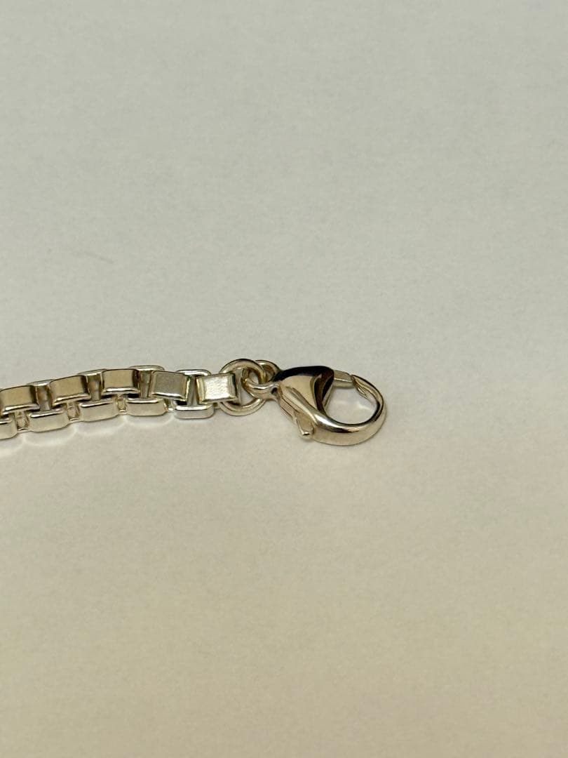 ティファニー ベネチアン リンク ID ブレスレット 21cm