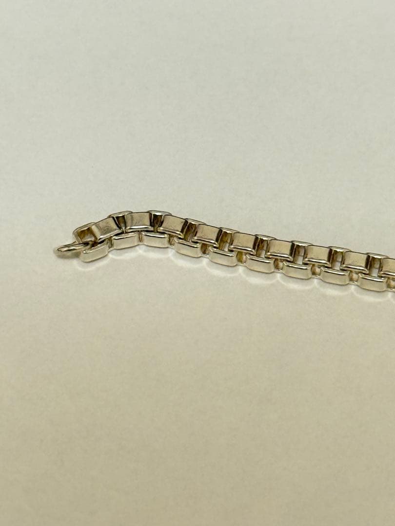 ティファニー ベネチアン リンク ID ブレスレット 21cm