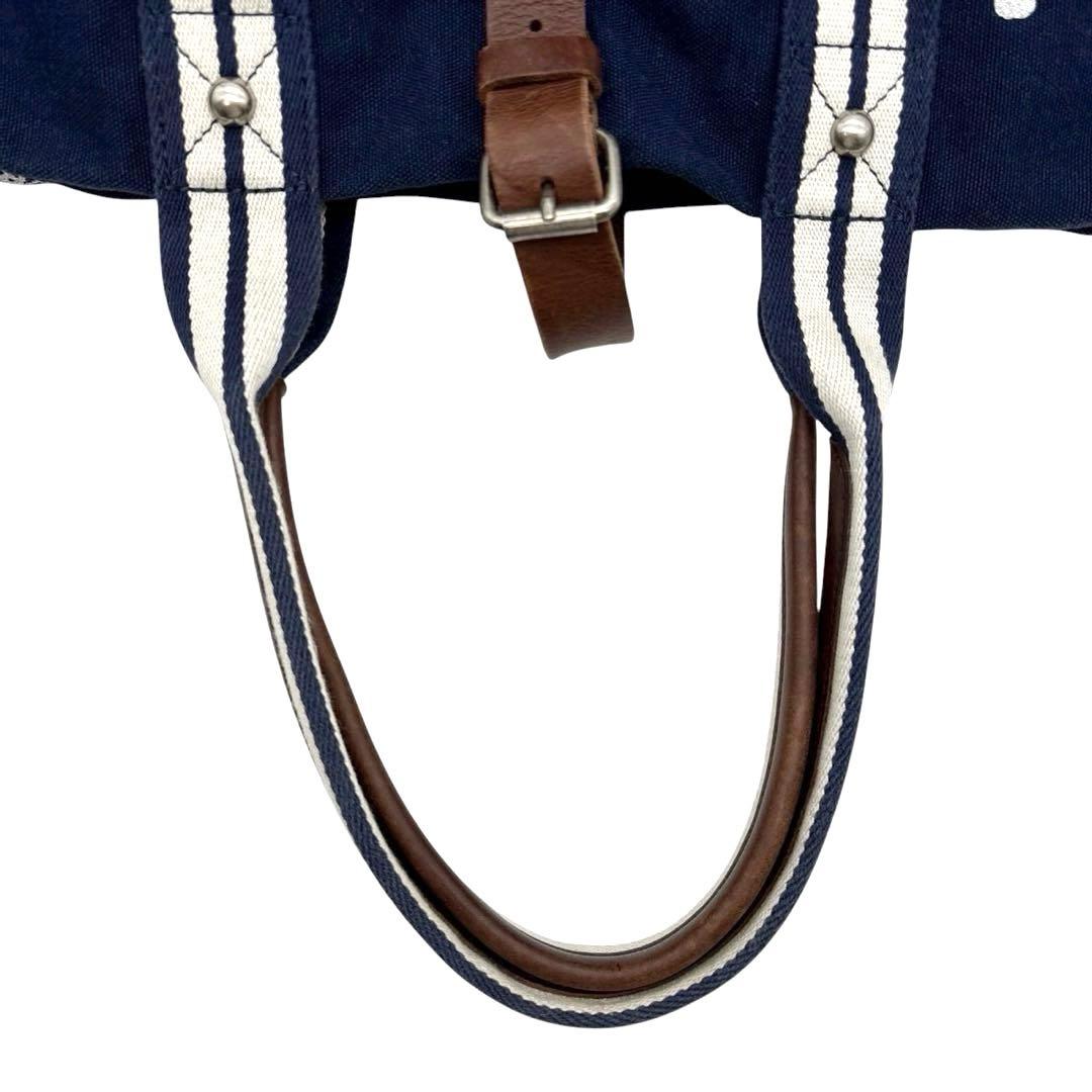 美品◎ラルフローレンラグビー 木村拓哉着用 A4可 肩かけ トートバッグ ドクロ