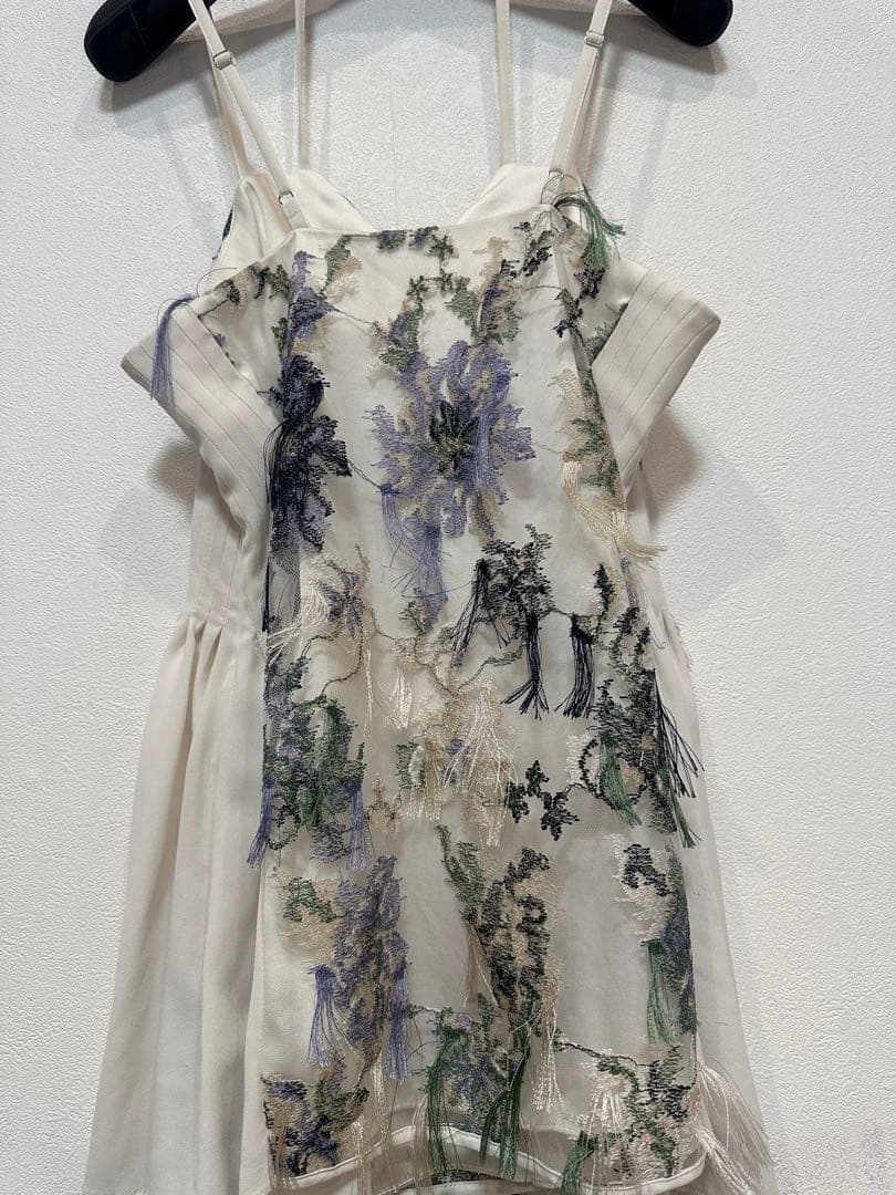 MURRAL フローティングフラワーレースキャミソール（アイボリー）　美品