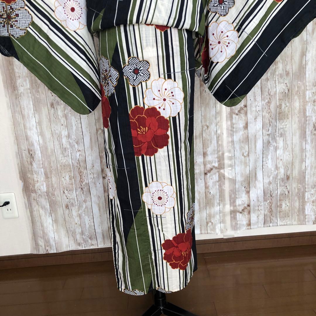 処分価格　浴衣　ゆかた　裄64.5cm