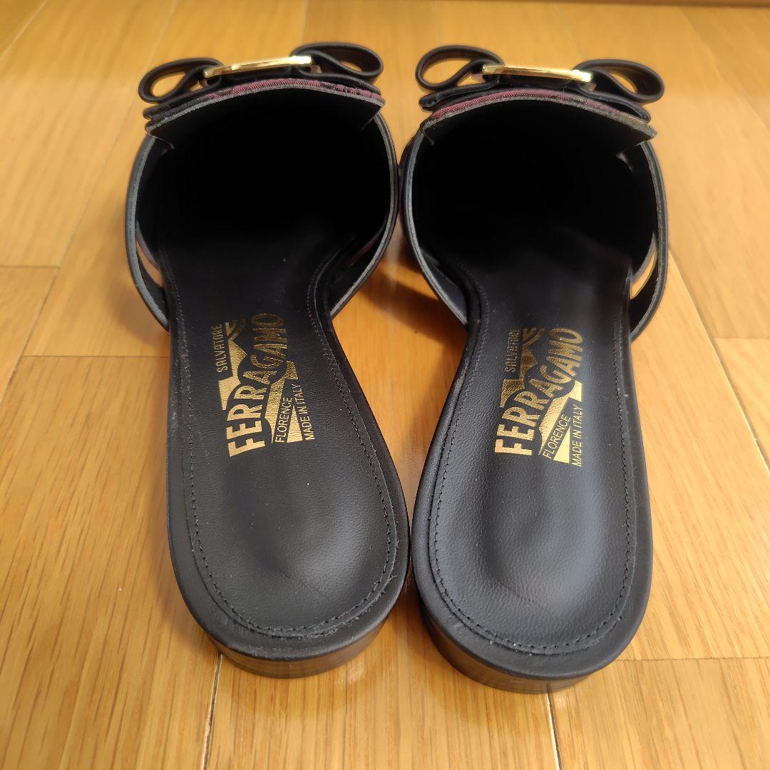 ✨️極美品✨️サルヴァトーレ フェラガモ ヴァラリボン　サンダルミュール送料無料