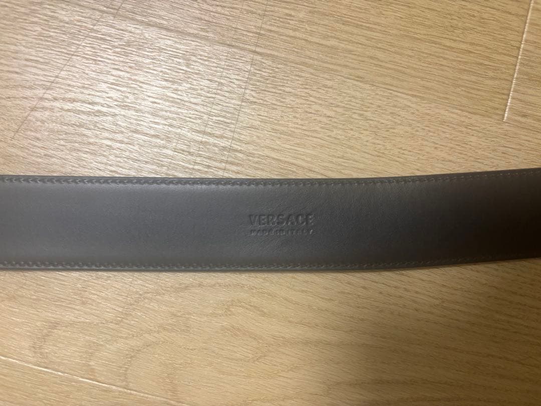 【正規品】Versace ヴェルサーチベルト メデューサヘッドバックル 高級感