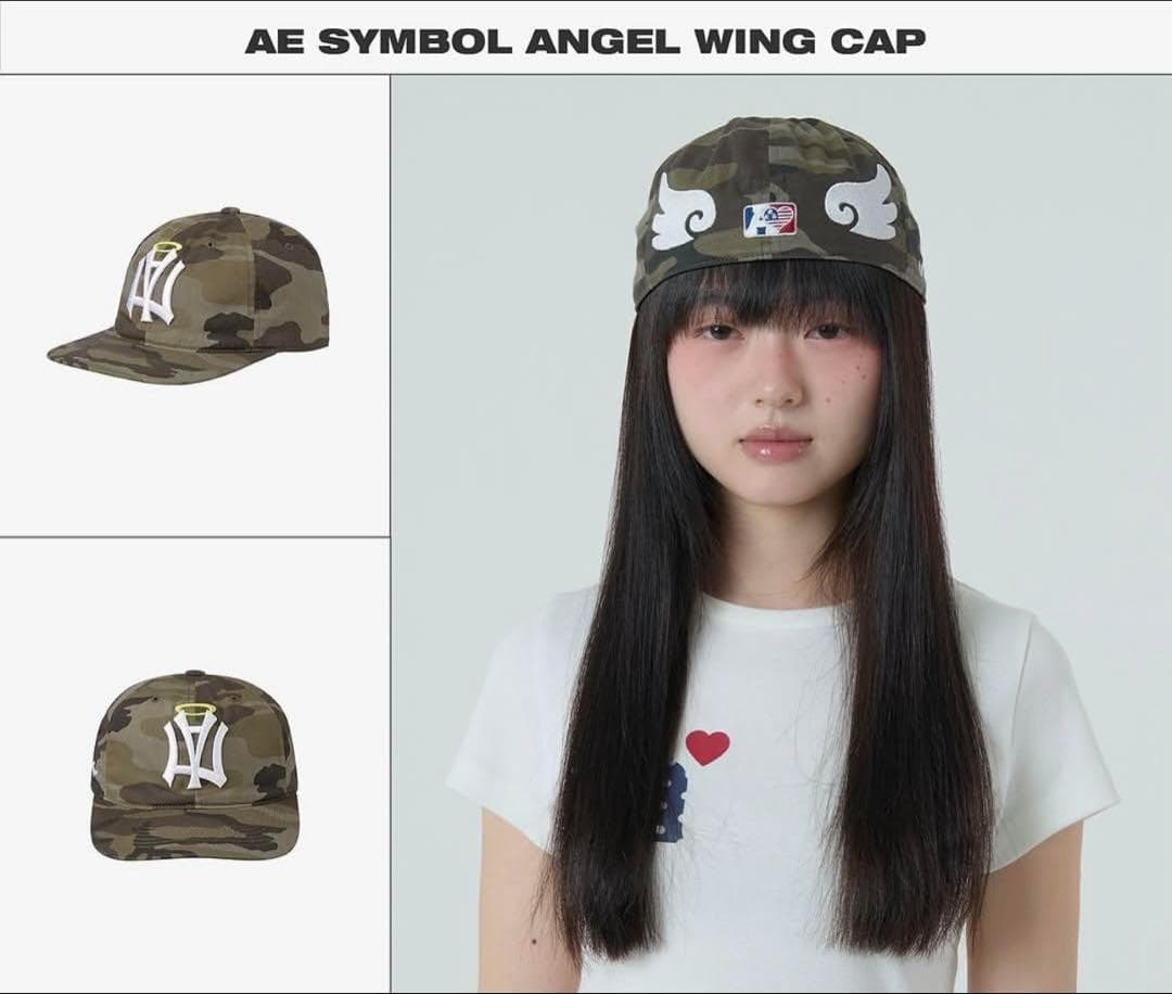 大人気❗️aeae エンジェルウィングキャップ　カモ　迷彩