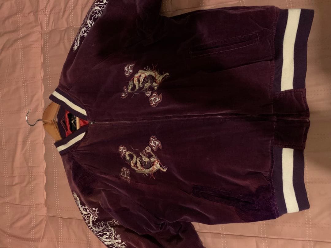 スカジャン　別珍　Lサイズ