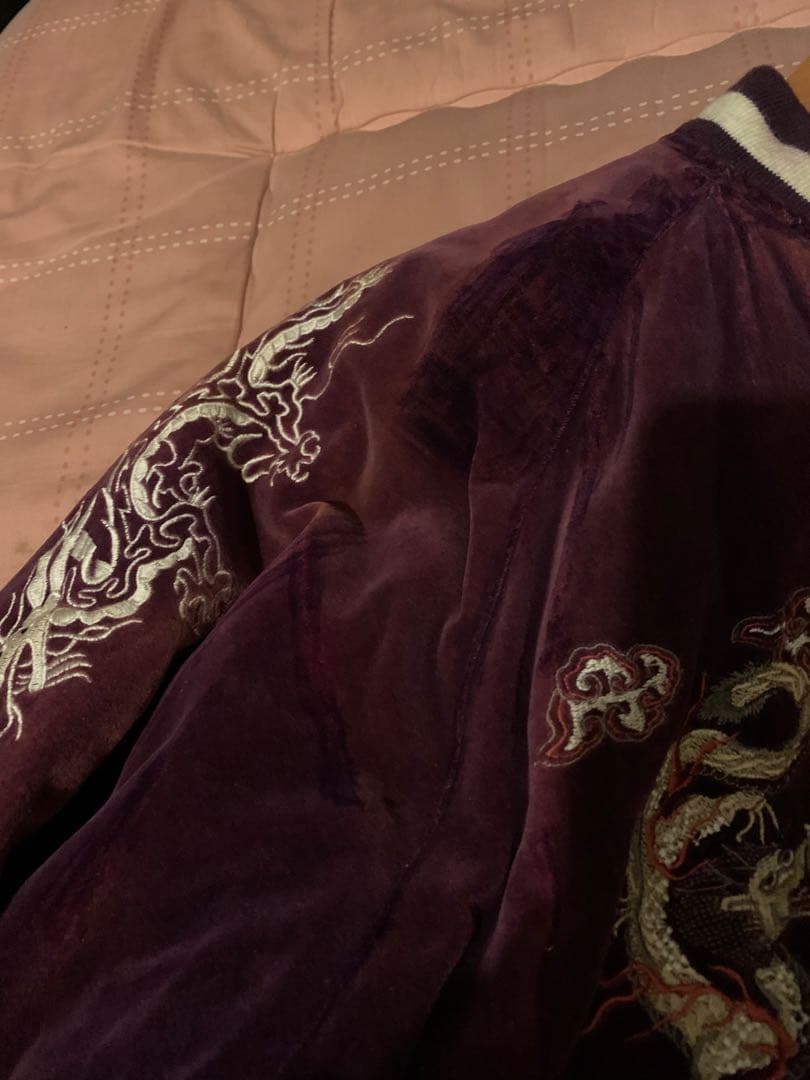 スカジャン　別珍　Lサイズ