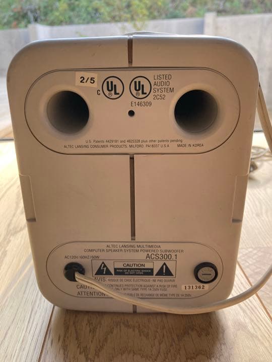 ALTECアルテックランシングACS300.1 PoweredSubwoofer