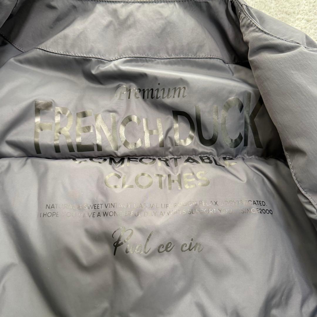 美品！現行品 ピュアルセシン フレンチダックダウン ノーカラー ダウン80%