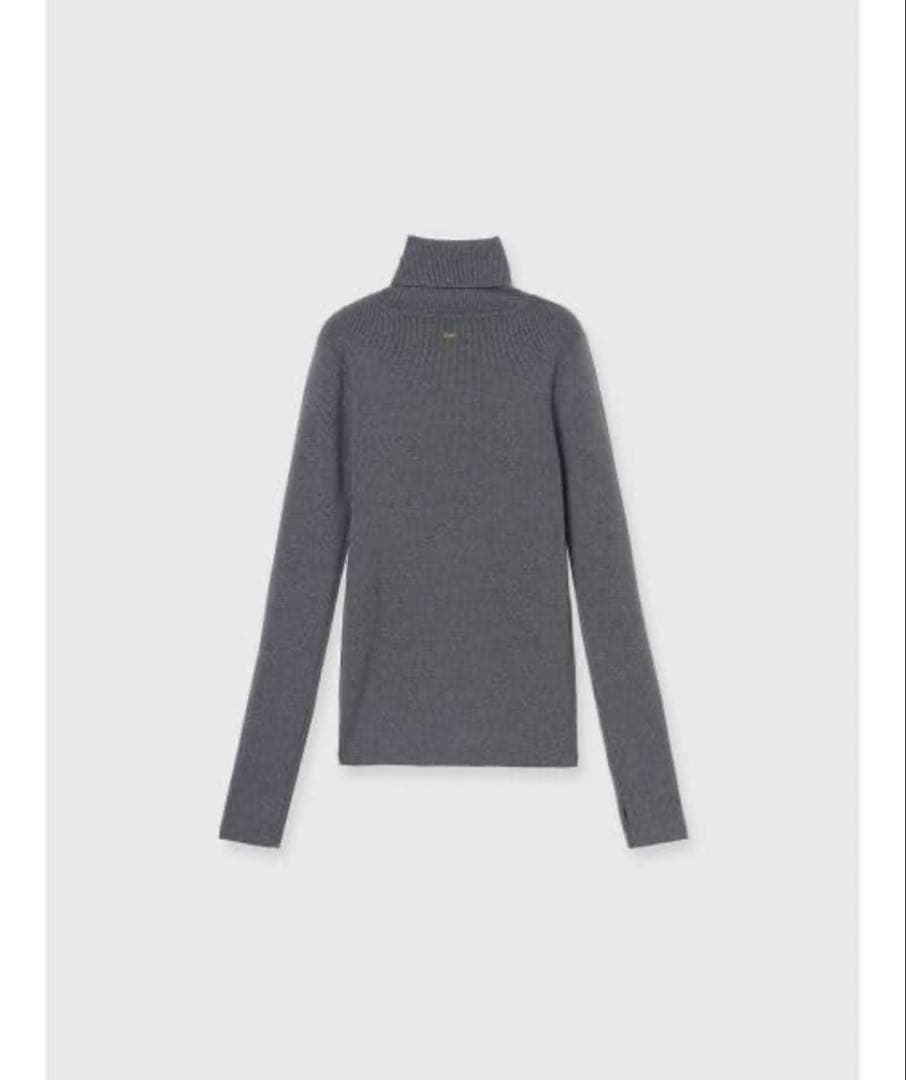 タグ付新品未使用品　anuans カシミヤブレンドフィットリブニットプルオーバー