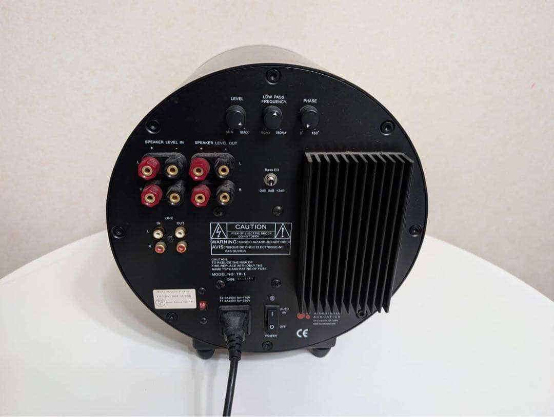 アンソニー・ギャロ・アコースティックスサブウーファーTR-1
